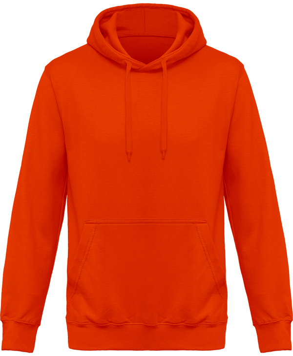 Sweat Shirt À Capuche Personnalise Orange