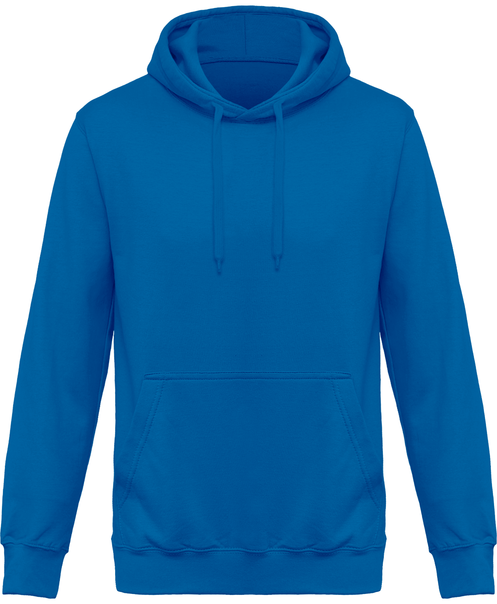 Sweat Shirt À Capuche Personnalise Light Royal Blue