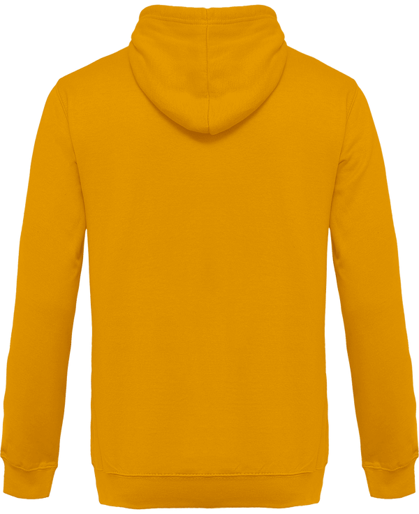 Sweat shirt a capuche homme dos Yellow