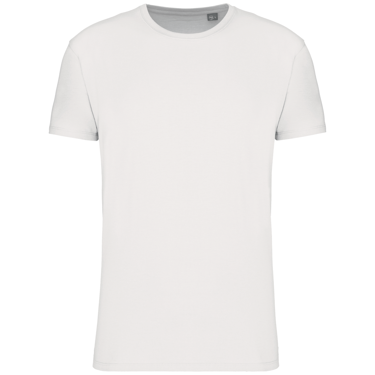 T-Shirt Bio Unisexe 190 Gr Personnalisé | 100% Coton Bio | T-Shirt Sans Étiquette De Marque White