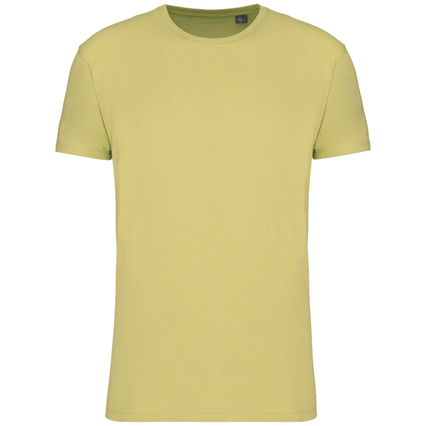 T-Shirt Bio Unisexe 190 Gr Personnalisé | 100% Coton Bio | T-Shirt Sans Étiquette De Marque Lemon Yellow