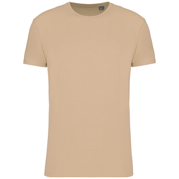 T-Shirt Bio Unisexe 190 Gr Personnalisé | 100% Coton Bio | T-Shirt Sans Étiquette De Marque Light Sand