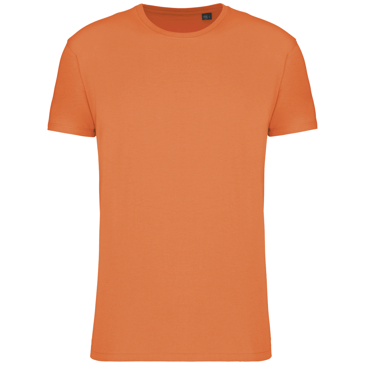 T-Shirt Bio Unisexe 190 Gr Personnalisé | 100% Coton Bio | T-Shirt Sans Étiquette De Marque Light Orange