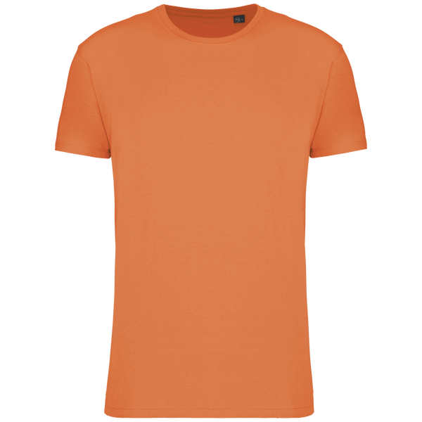 T-Shirt Bio Unisexe 190 Gr Personnalisé | 100% Coton Bio | T-Shirt Sans Étiquette De Marque Light Orange