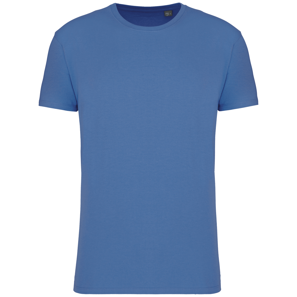 T-Shirt Bio Unisexe 190 Gr Personnalisé | 100% Coton Bio | T-Shirt Sans Étiquette De Marque Light Royal Blue