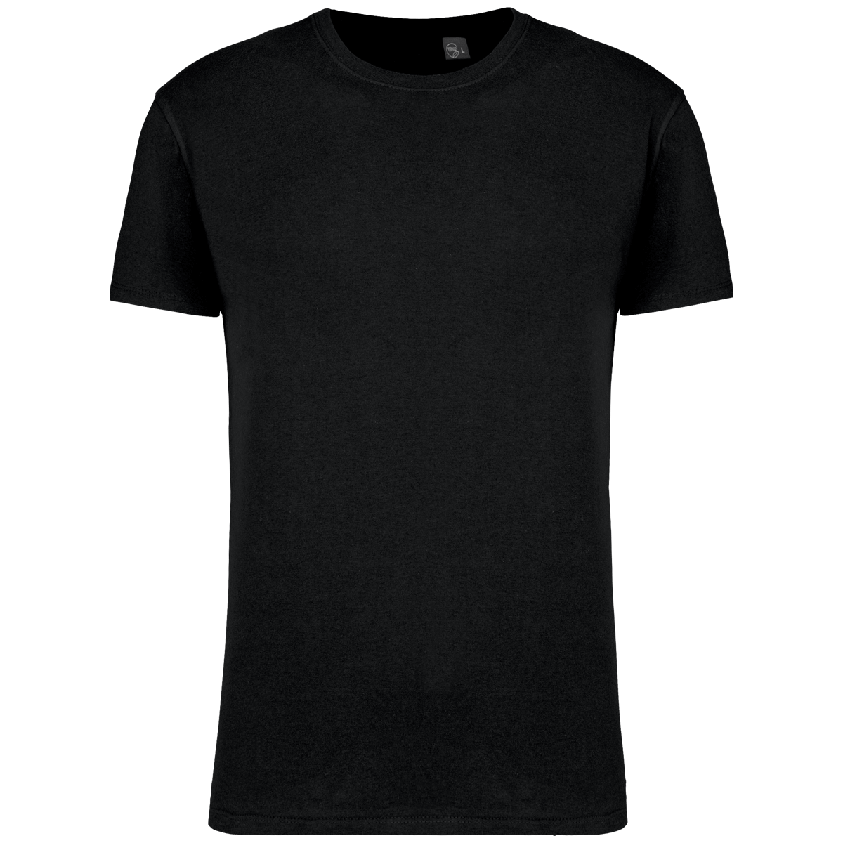 T-Shirt Bio Unisexe 190 Gr Personnalisé | 100% Coton Bio | T-Shirt Sans Étiquette De Marque Black