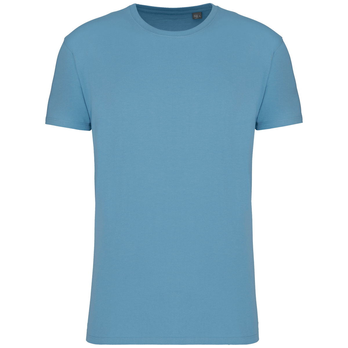 T-Shirt Bio Unisexe 190 Gr Personnalisé | 100% Coton Bio | T-Shirt Sans Étiquette De Marque Cloudy blue heather