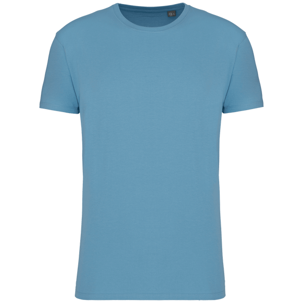 T-Shirt Bio Unisexe 190 Gr Personnalisé | 100% Coton Bio | T-Shirt Sans Étiquette De Marque Cloudy blue heather