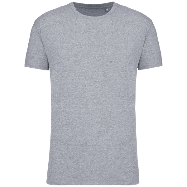 T-Shirt Bio Unisexe 190 Gr Personnalisé | 100% Coton Bio | T-Shirt Sans Étiquette De Marque Oxford Grey