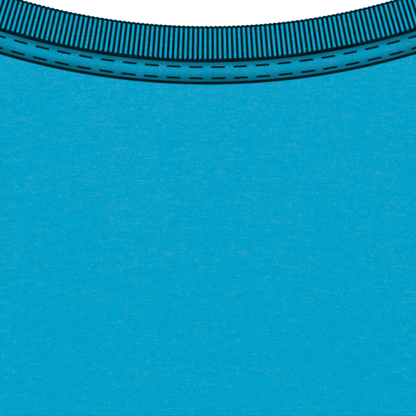 Tee shirt bio 190gr unisexe col Sea Turquoise