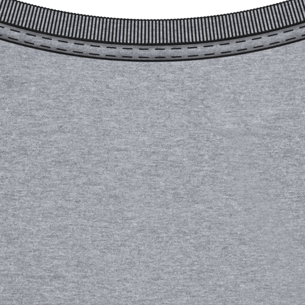 Tee shirt bio 190gr unisexe col Oxford Grey