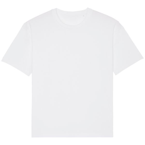 T shirt ample unisexe face White