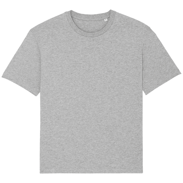 T shirt ample unisexe face Heather Grey