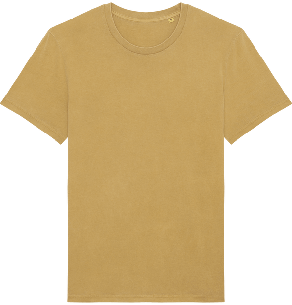 T shirt teinte unisexe stanley creator vintage face G. Dyed Ochre