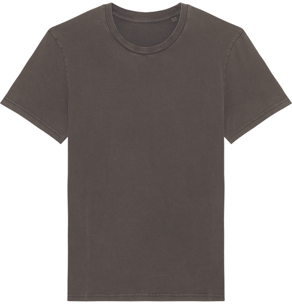 T shirt teinte unisexe stanley creator vintage face G. Dyed Aged Deep Chocolate