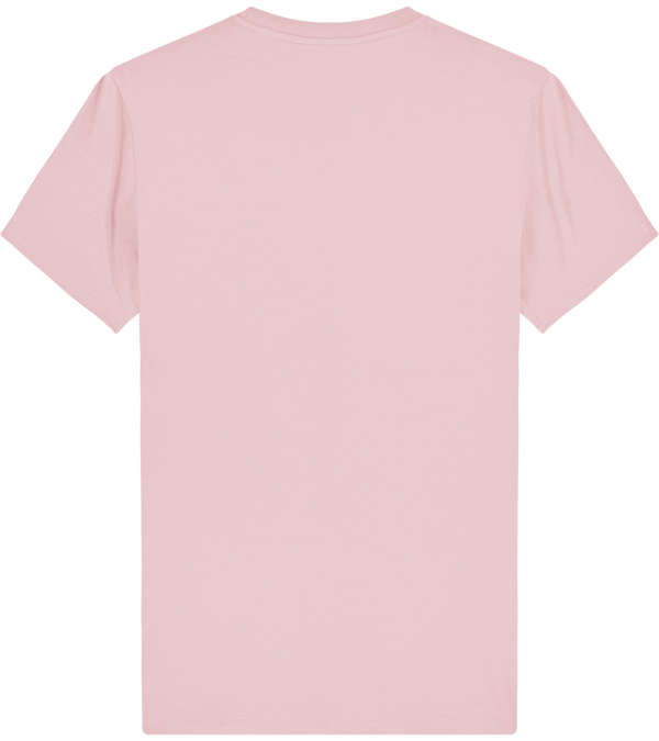 T shirt basique unisexe stanley rocker dos Cotton Pink