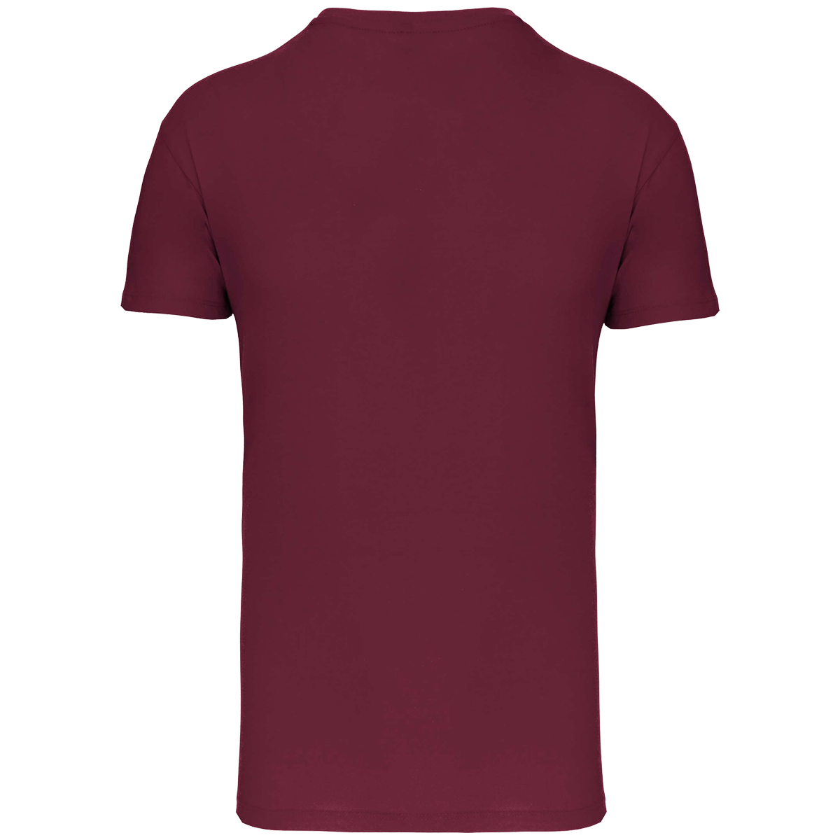T-Shirt Bio 150Gr Col V Homme | 100% Coton Bio  Wine