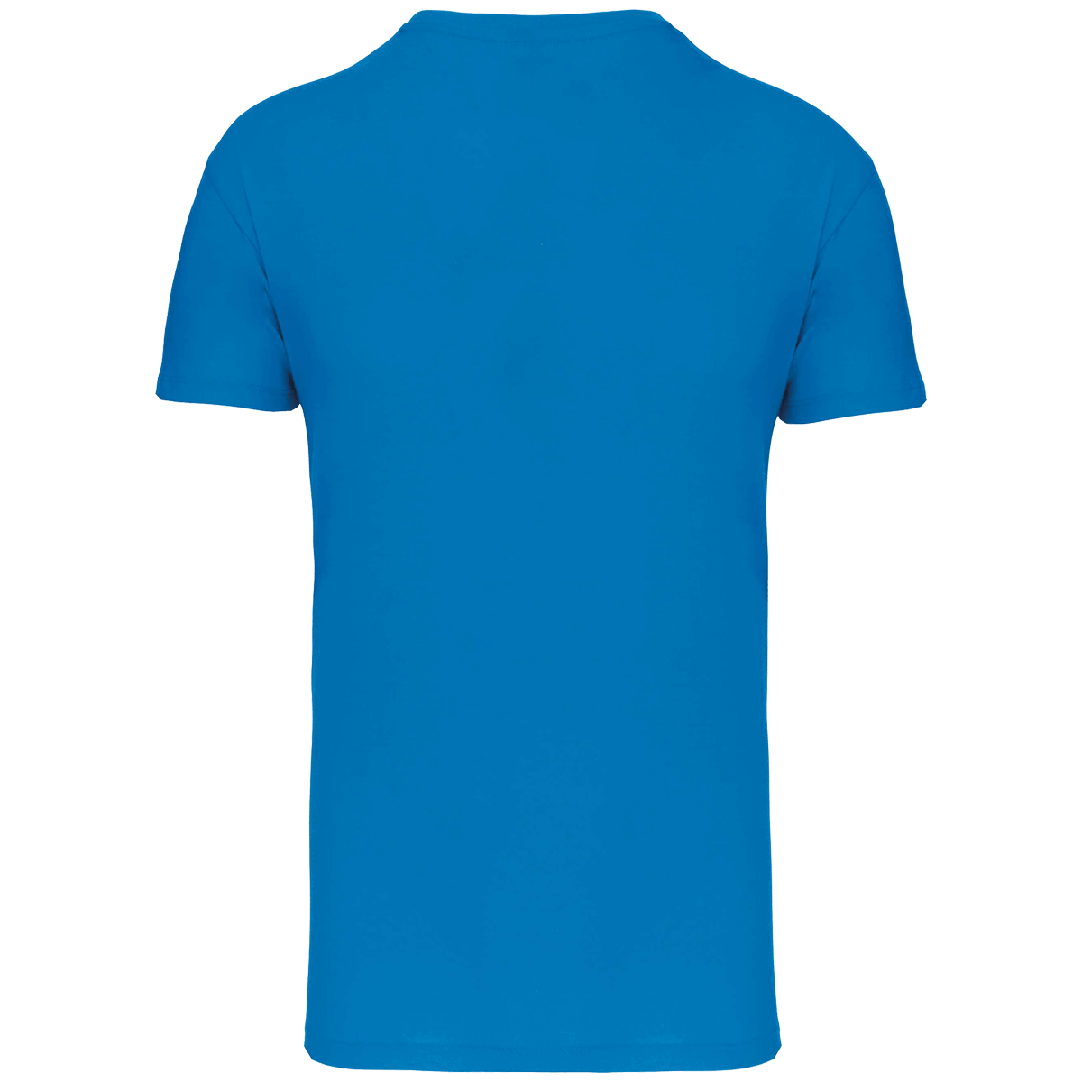 T-Shirt Bio 150Gr Col V Homme | 100% Coton Bio  Tropical Blue