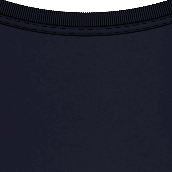 T shirt bio150 col v femme col Navy