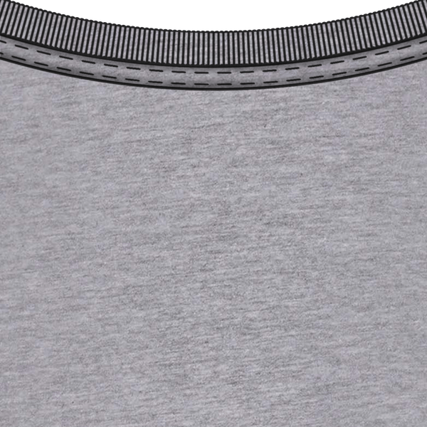T shirt bio150 col v femme col Oxford Grey