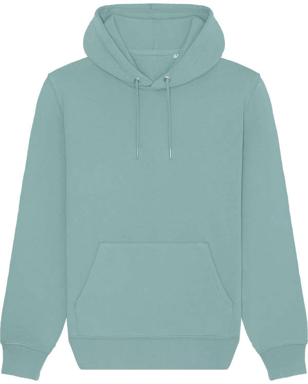 Unisex hoodie sweatshirt 350g m cruiser face Teal Monstera