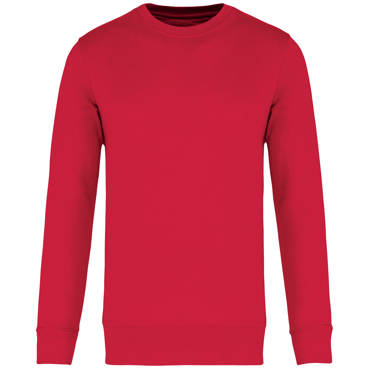 Sweat-Shirt Écoresponsable À Col Rond | Impression Et Broderie Terracotta Red