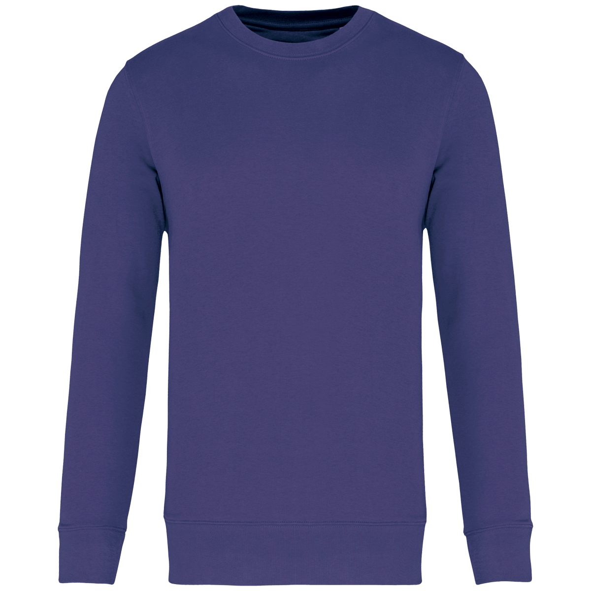 Sweat-Shirt Écoresponsable À Col Rond | Impression Et Broderie Deep Blue