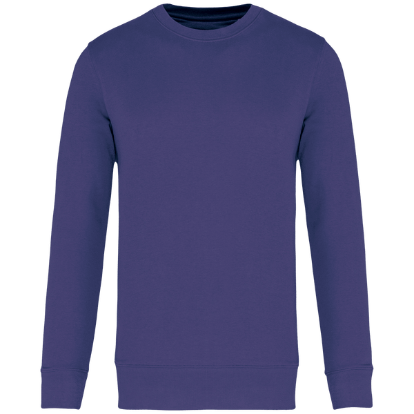 Sweat-Shirt Écoresponsable À Col Rond | Impression Et Broderie Deep Blue
