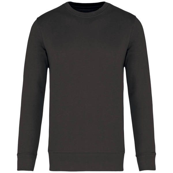 Sweat-Shirt Écoresponsable À Col Rond | Impression Et Broderie Dark Grey