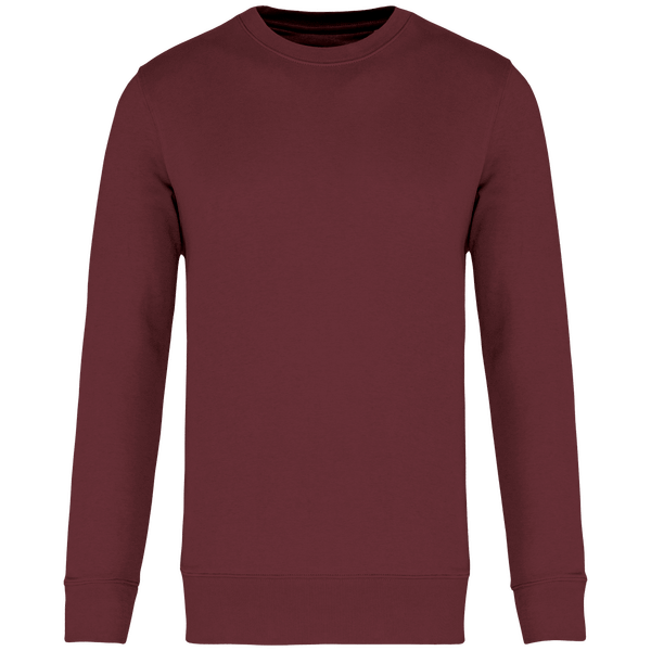 Sweat-Shirt Écoresponsable À Col Rond | Impression Et Broderie Wine