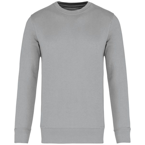 Umweltfreundlicher Rundhals-Sweatshirt | Druck Und Stickerei Snow Grey