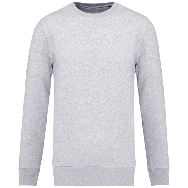 Sweat-Shirt Écoresponsable À Col Rond | Impression Et Broderie Ash Heather