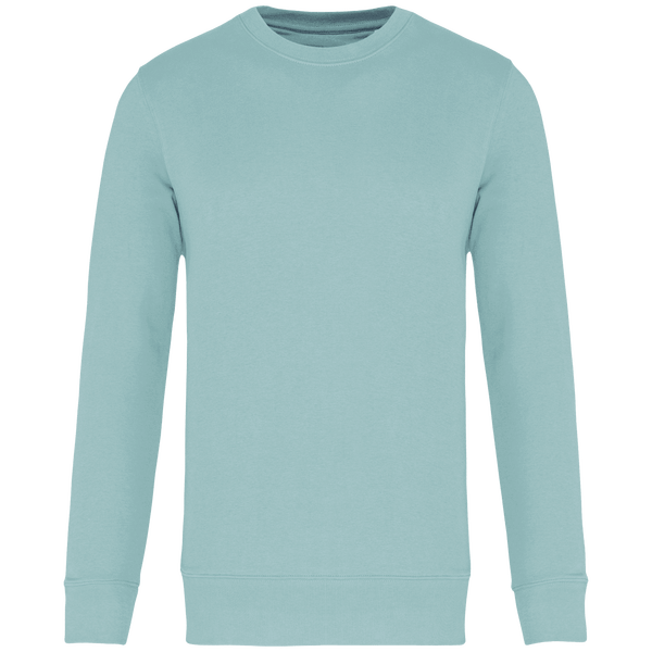 Sweat-Shirt Écoresponsable À Col Rond | Impression Et Broderie Ice Mint