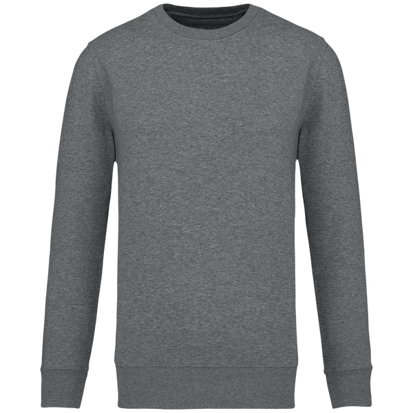Sweat-Shirt Écoresponsable À Col Rond | Impression Et Broderie Grey Heather