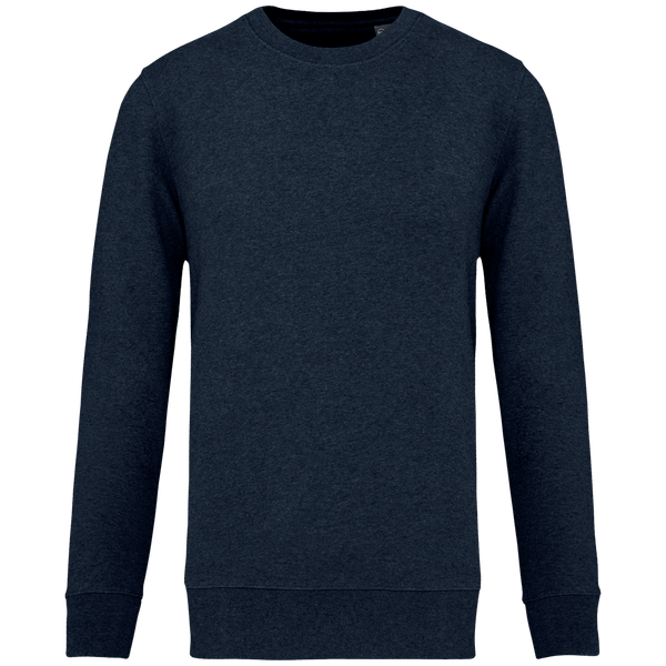 Sweat-Shirt Écoresponsable À Col Rond | Impression Et Broderie French Navy Heather
