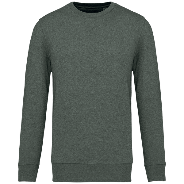 Umweltfreundlicher Rundhals-Sweatshirt | Druck Und Stickerei Green Marble Heather