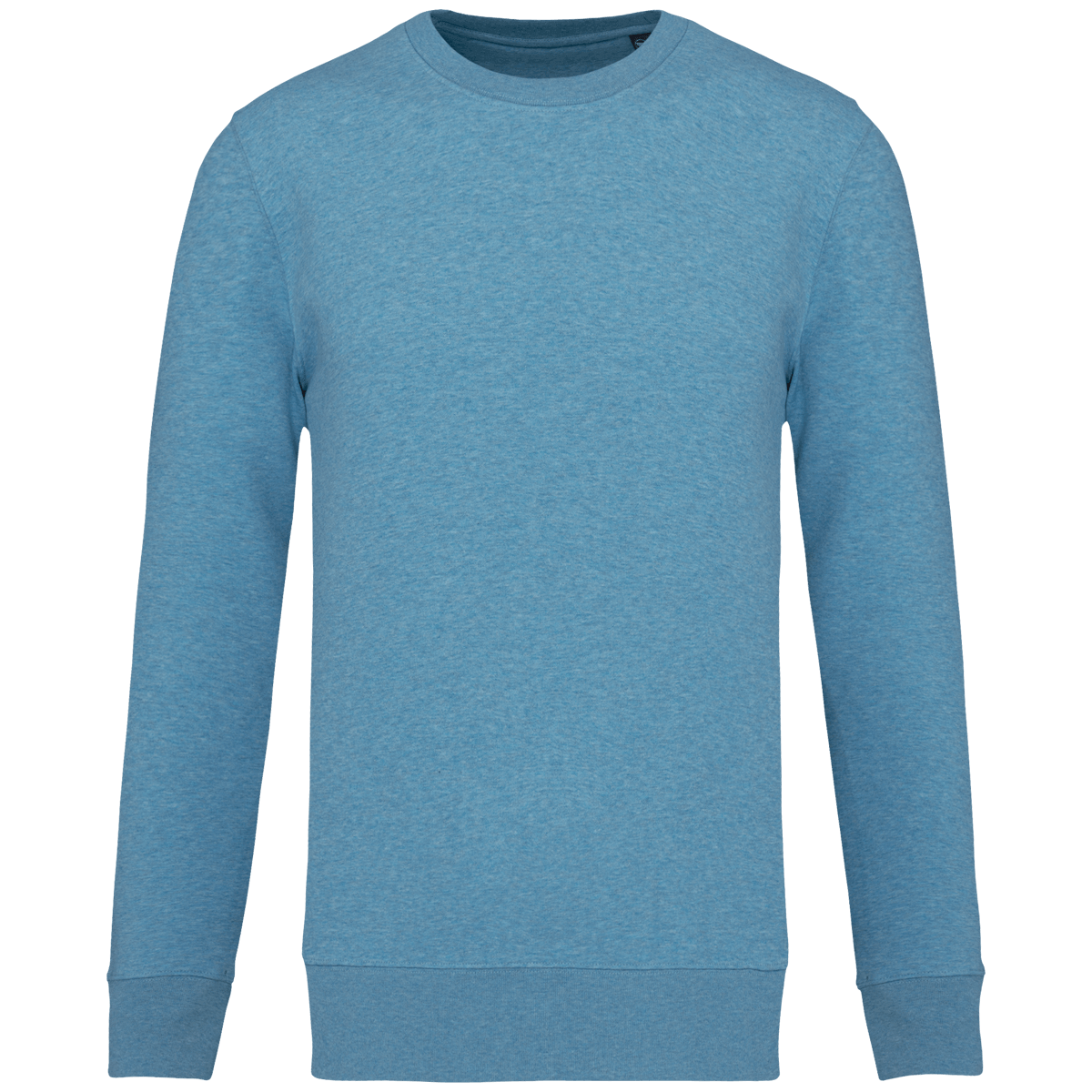 Sweat-Shirt Écoresponsable À Col Rond | Impression Et Broderie Cloudy blue heather