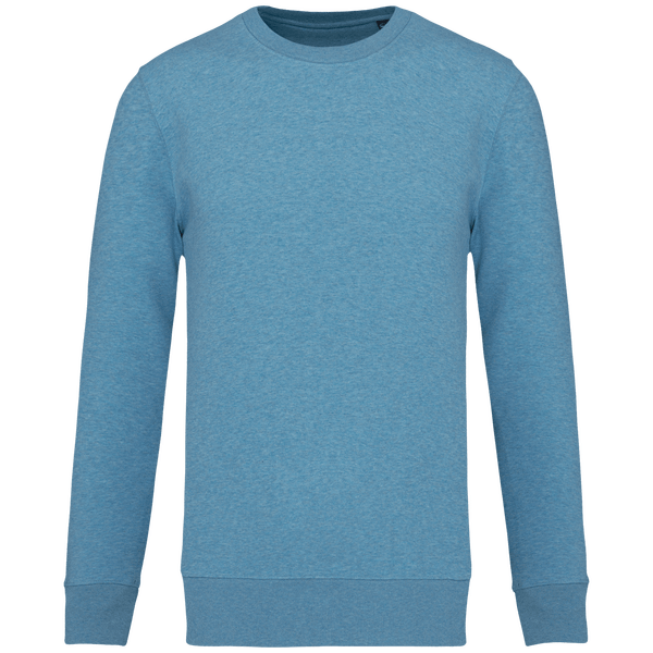 Sweat-Shirt Écoresponsable À Col Rond | Impression Et Broderie Cloudy blue heather