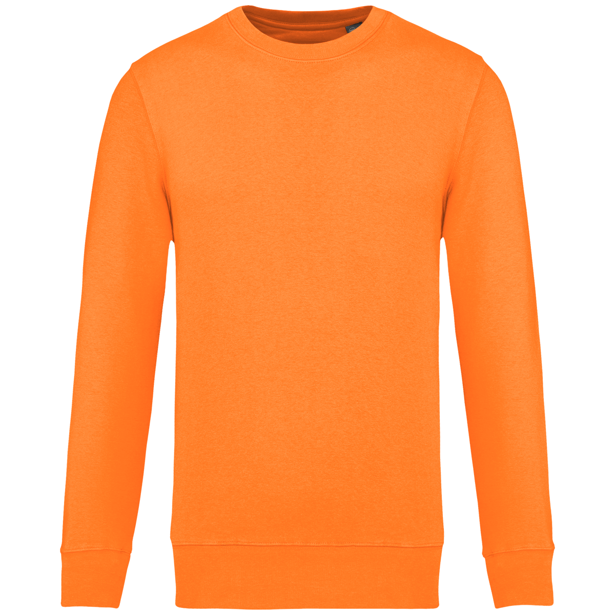 Sweat-Shirt Écoresponsable À Col Rond | Impression Et Broderie Light Orange