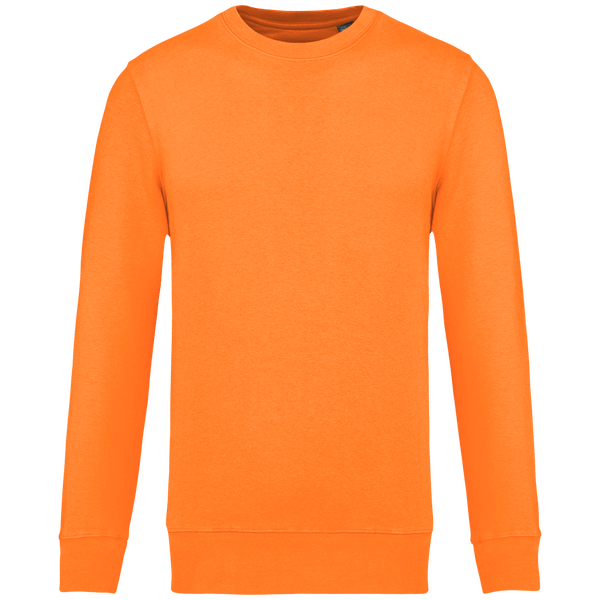 Umweltfreundlicher Rundhals-Sweatshirt | Druck Und Stickerei Light Orange