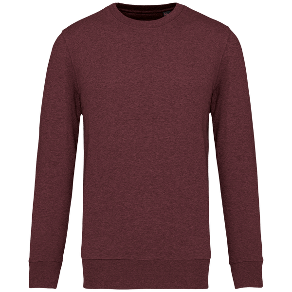 Umweltfreundlicher Rundhals-Sweatshirt | Druck Und Stickerei Wine Heather