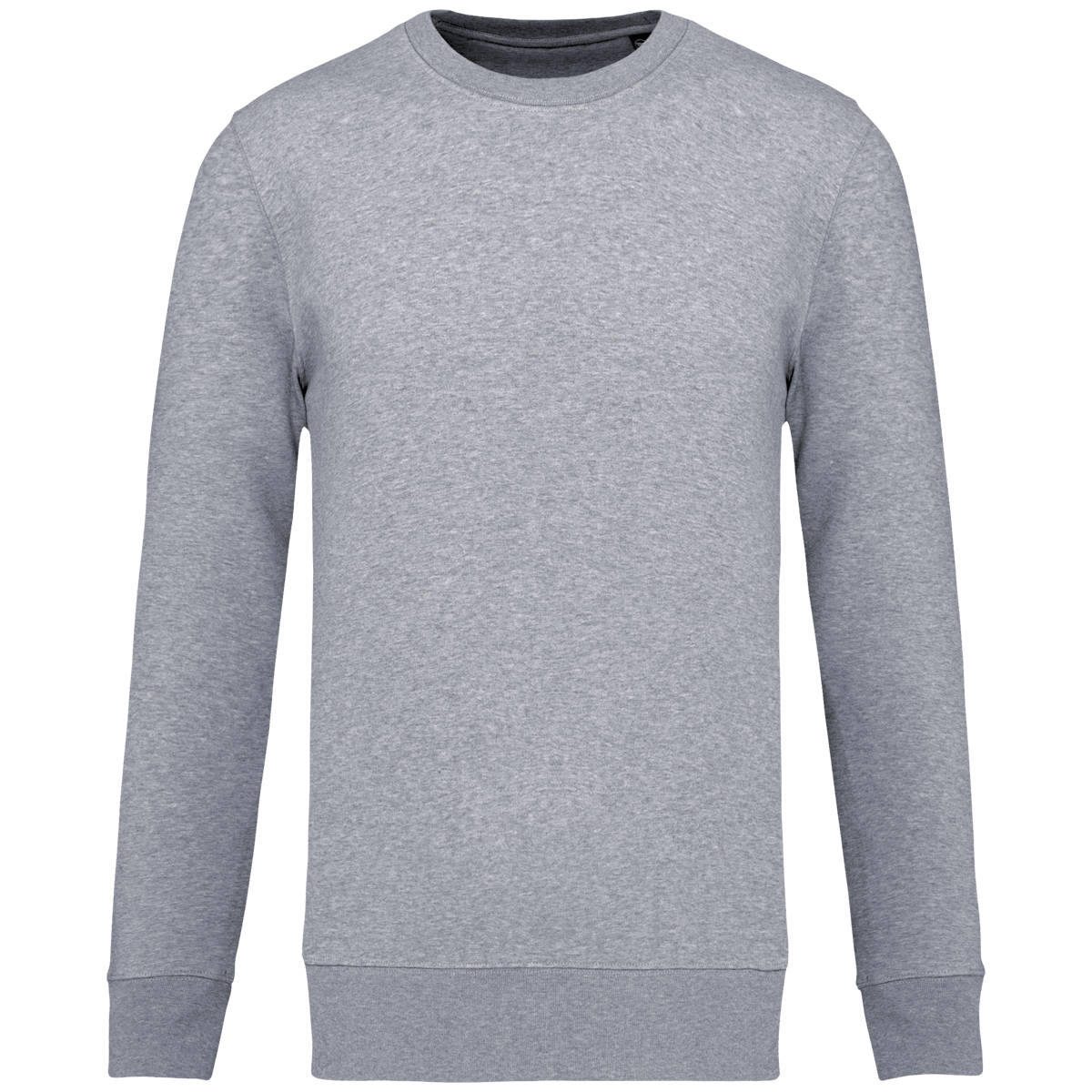 Sweat-Shirt Écoresponsable À Col Rond | Impression Et Broderie Oxford Grey