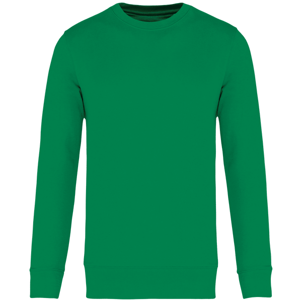 Sweat-Shirt Écoresponsable À Col Rond | Impression Et Broderie Kelly Green