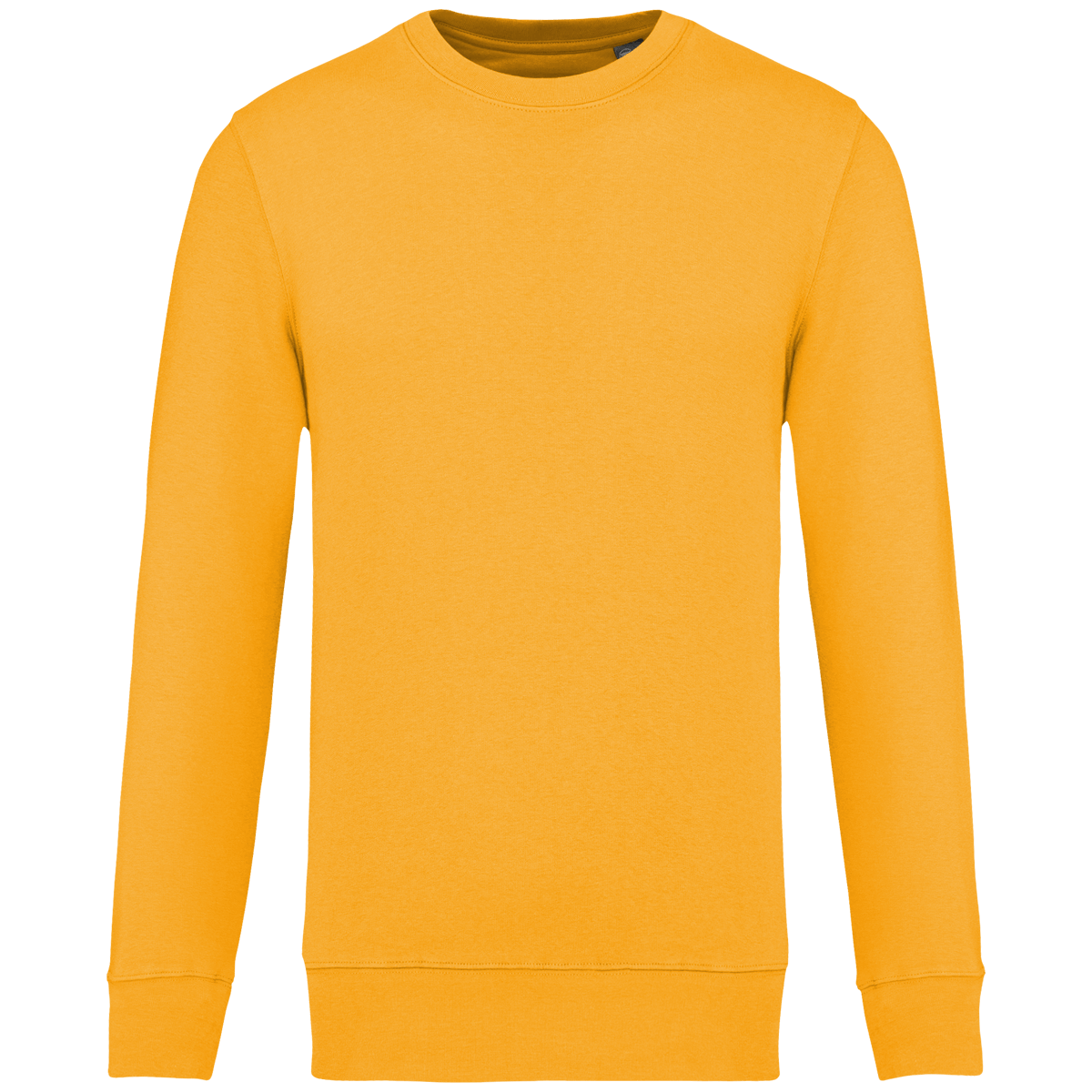 Sweat-Shirt Écoresponsable À Col Rond | Impression Et Broderie Yellow