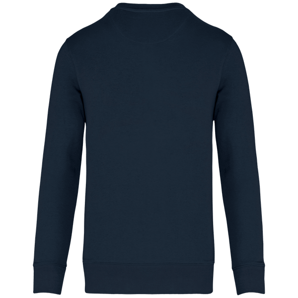 Sweat shirt ecoresponsable a col rond dos Navy