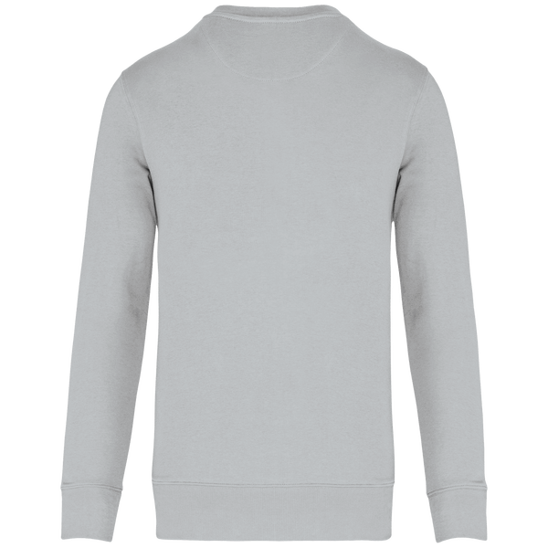 Sweat shirt ecoresponsable a col rond dos Snow Grey