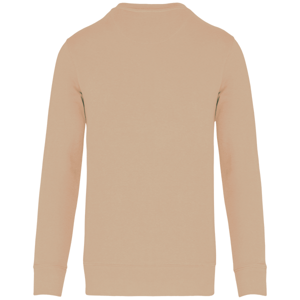 Sweat shirt ecoresponsable a col rond dos Light Sand