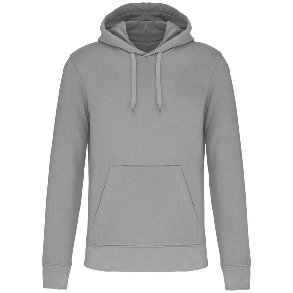 Sweat-Shirt Écoresponsable À Capuche Homme | Broderie Et Impression Snow Grey