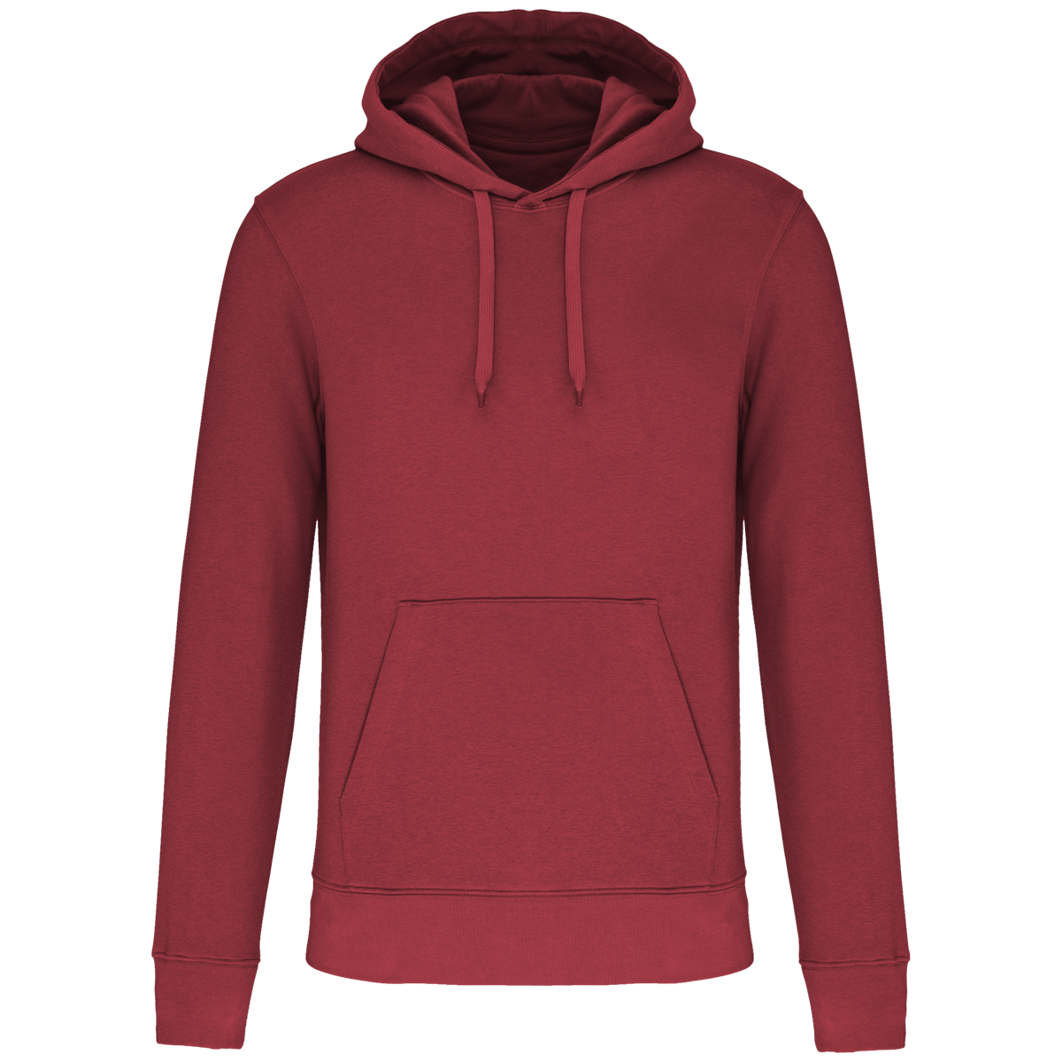 Umweltfreundlicher Kapuzen-Sweatshirt Herren | Stickerei Und Druck Terracotta Red