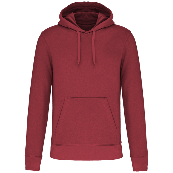 Sweat-Shirt Écoresponsable À Capuche Homme | Broderie Et Impression Terracotta Red